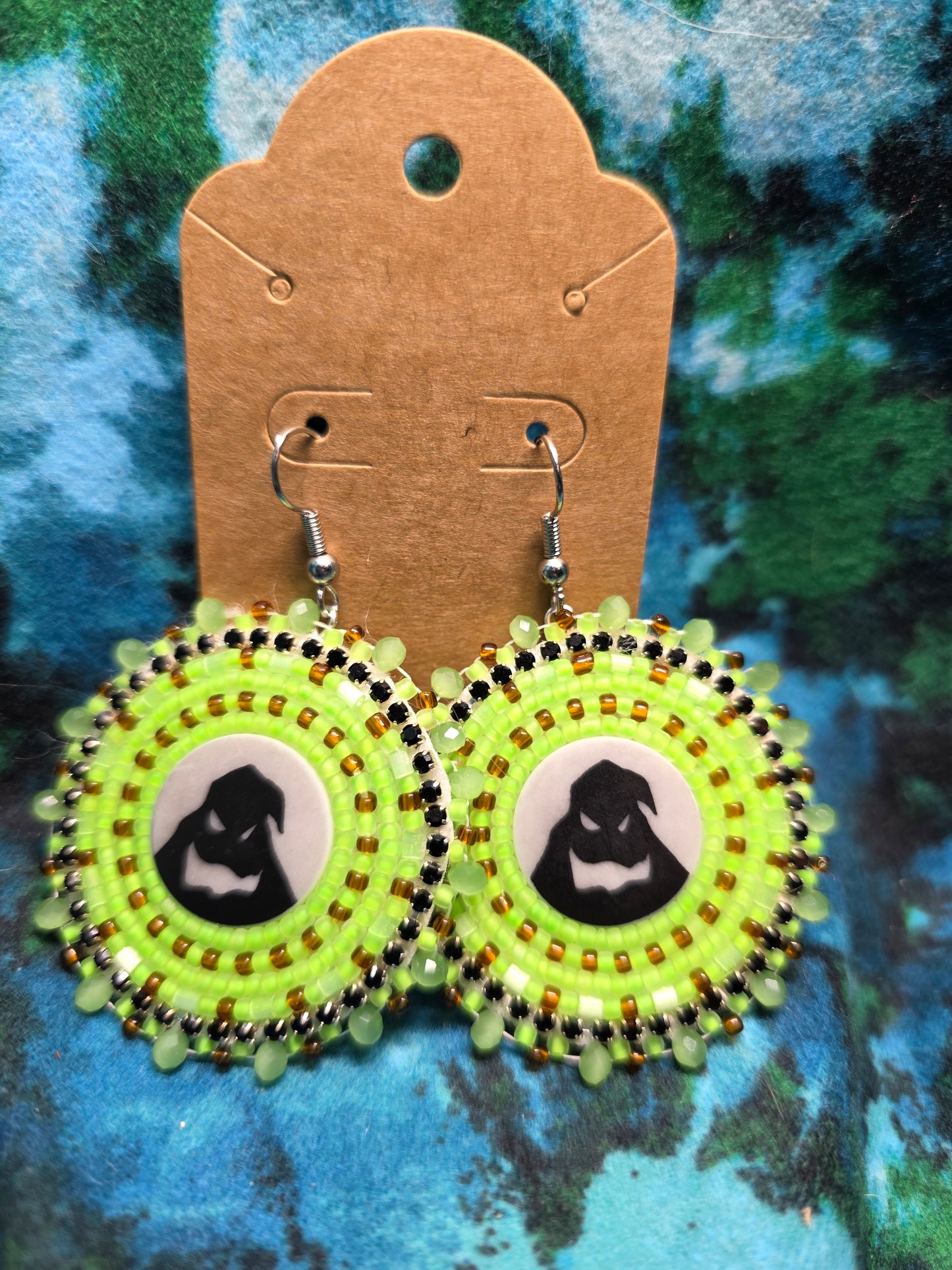 Oogie Boogie Beaded Earrings