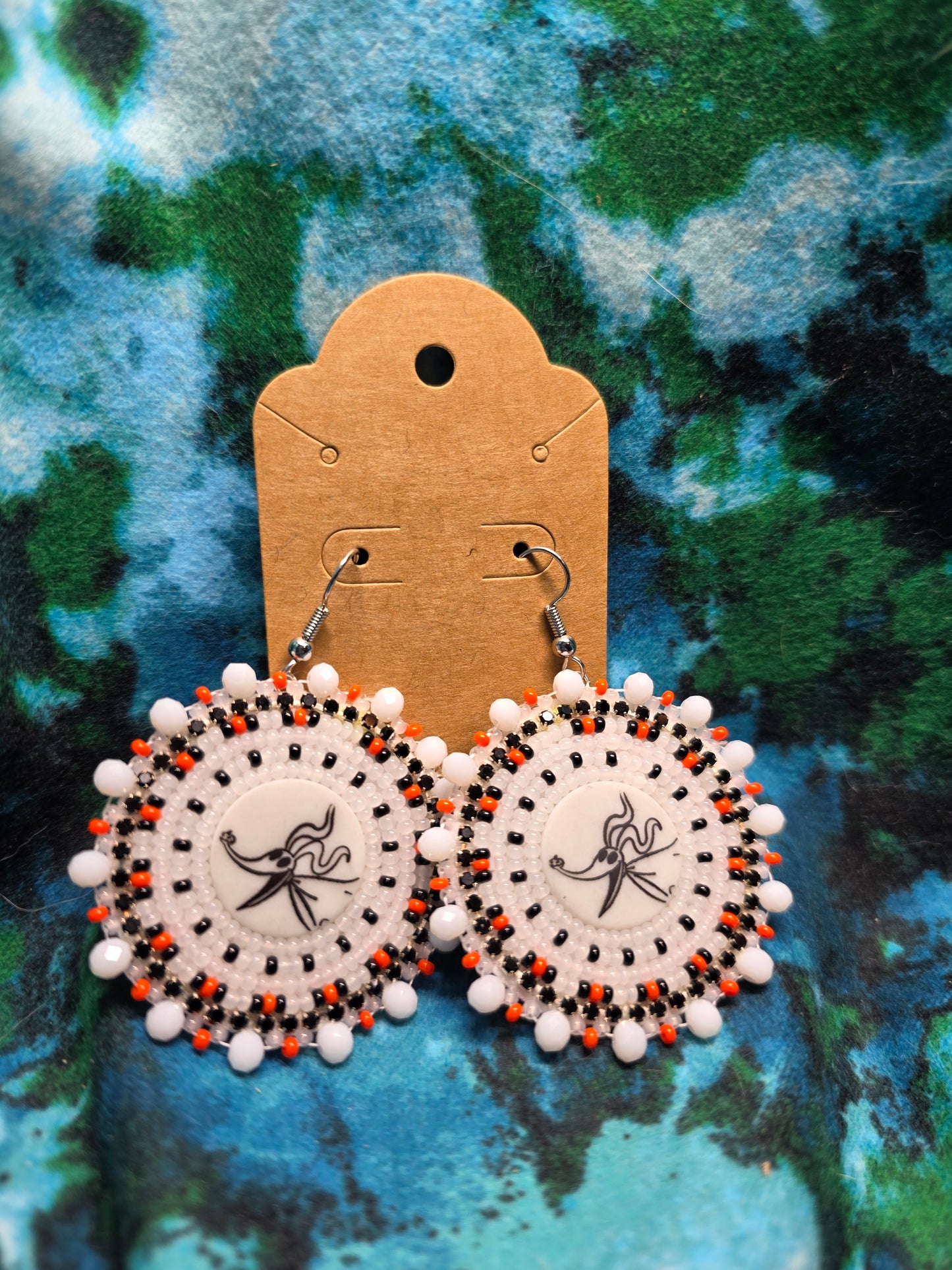 Zero Beaded Earrings